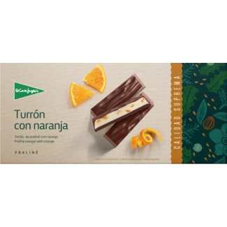 El Corte Inglés Torrão de Praliné com Laranja sem Glúten 200