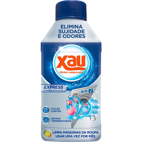 Limpa Máquinas da Roupa Express 8 Acções embalagem 250 ml