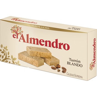 EL ALMENDRO turrón blando sin gluten Calidad Suprema estuche 250 g