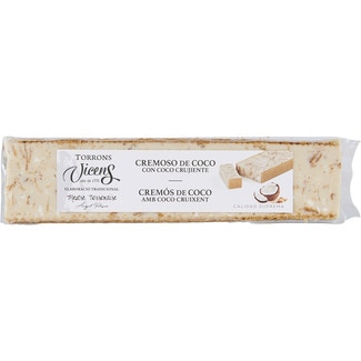 VICENS cremiger Kokosnuss-Turrón mit knuspriger Kokosnuss Tafel 300 g