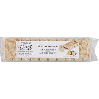 VICENS Kokosnuss-Pralinen-Turrón mit Ananasgelee Tafel 300 g