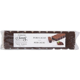 VICENS turrón de chocolate puro cacao tableta 300 g