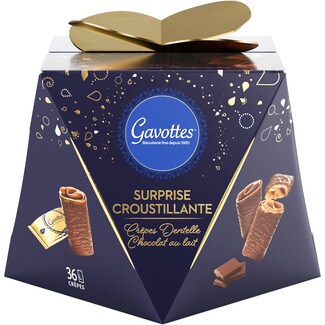 GAVOTTES Assorted pancakes with chocolate case 180 g