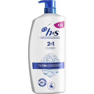 H&S Shampoo gegen Schuppen und Weichspüler 2 in 1 Classic Dosierspender 1000 ml
