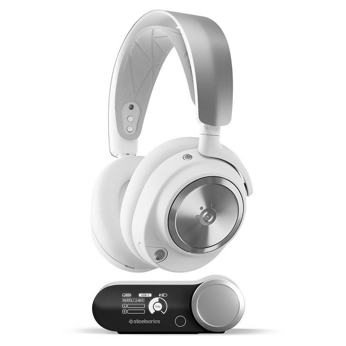 Imagem 0 de Auscultadores Steelseries Arctis Nova Pro Wireless/Bluetooth Gaming - Branco