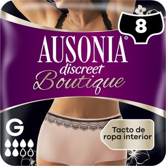 AUSONIA DISCREET Boutique incontinence briefs plus, large bag 8 units