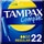TAMPAX Compak tampones con aplicador regular caja 22 unidades