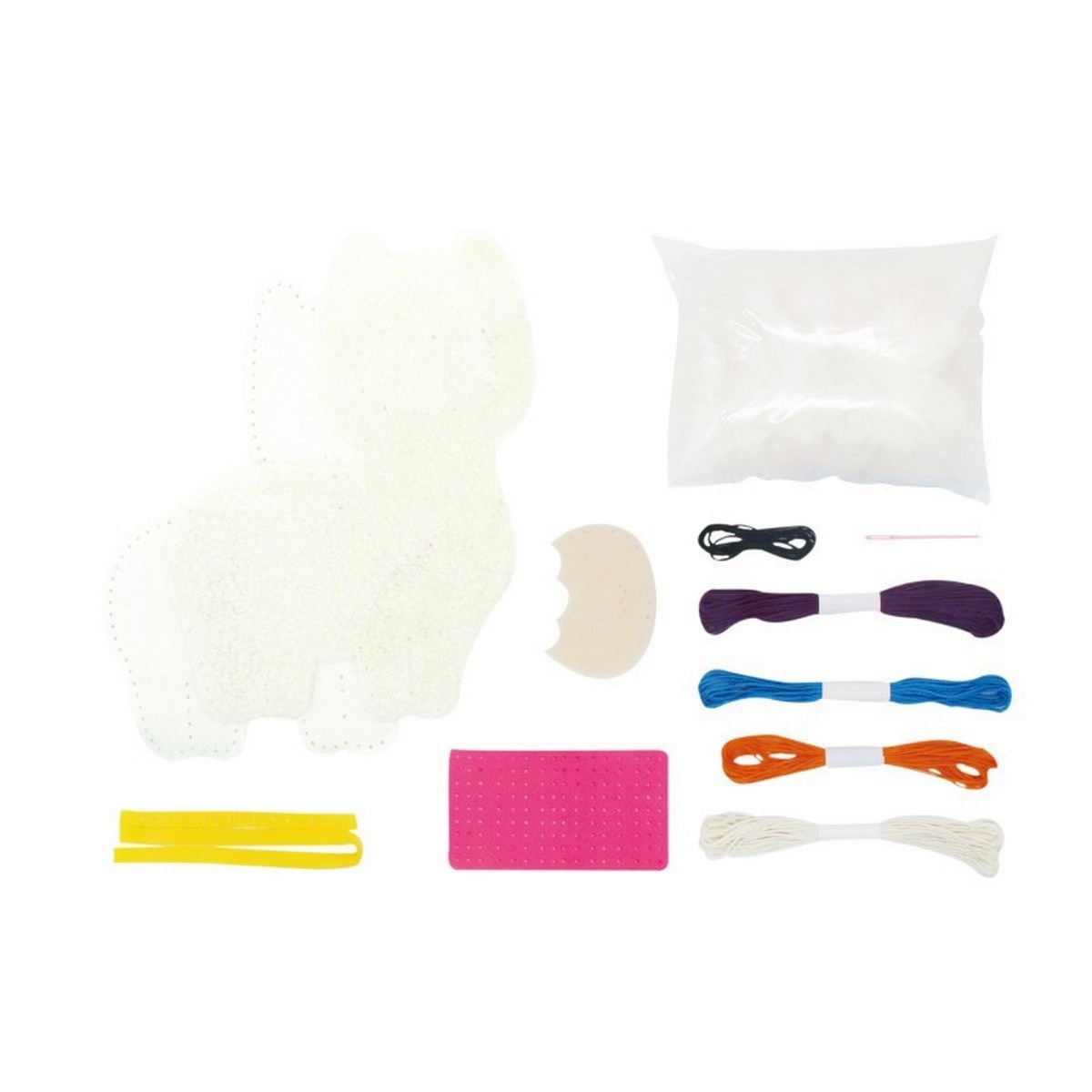 Conjunto de costura Peluche Lama Avenir Multicolor Multicolor-2