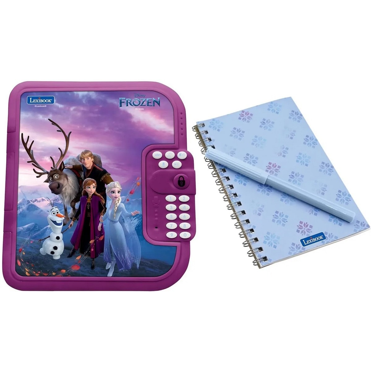 Lexibook Caderno eletrónico Segredo Safe Ice Kingdom 2