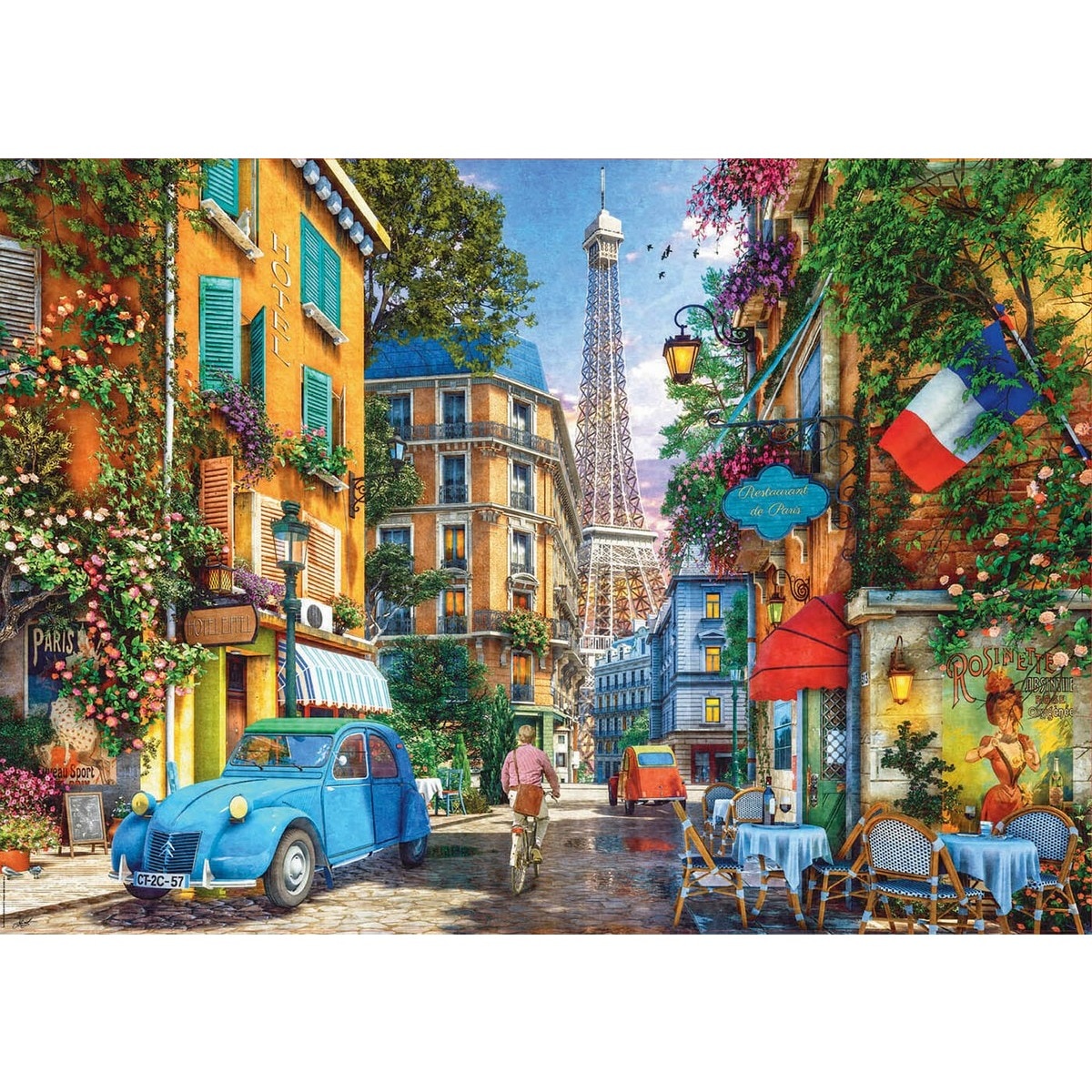 Puzzle 4000 peças ruas de paris 2