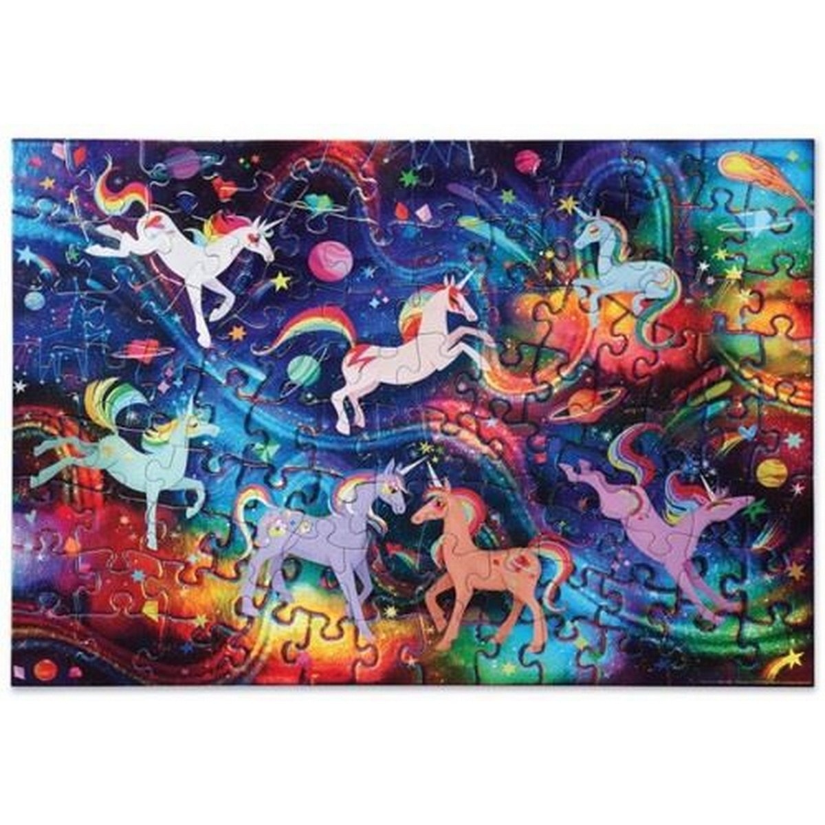 Puzzle Holográfico Unicorn Galaxy 100 Peças - Crocodile Creek 2