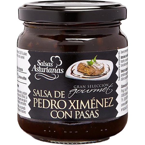 Gran selection gourmet Pedro Ximénez sauce with raisins flask 215 g