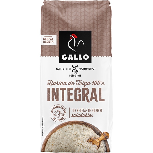 harina de trigo integral paquete 1 kg