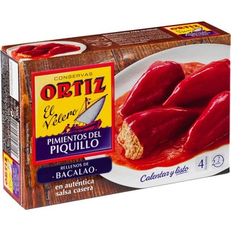 ORTIZ Paprika gefüllt mit Kabeljau in echter hausgemachter Sauce Dose 300 g