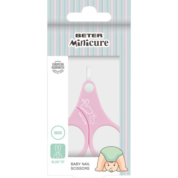 Mini baby manicure scissors with rounded end