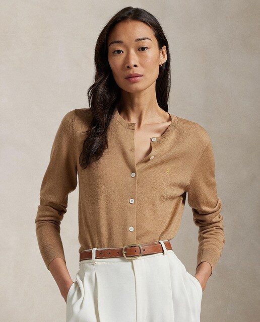 Cárdigan de mujer de lana con botones