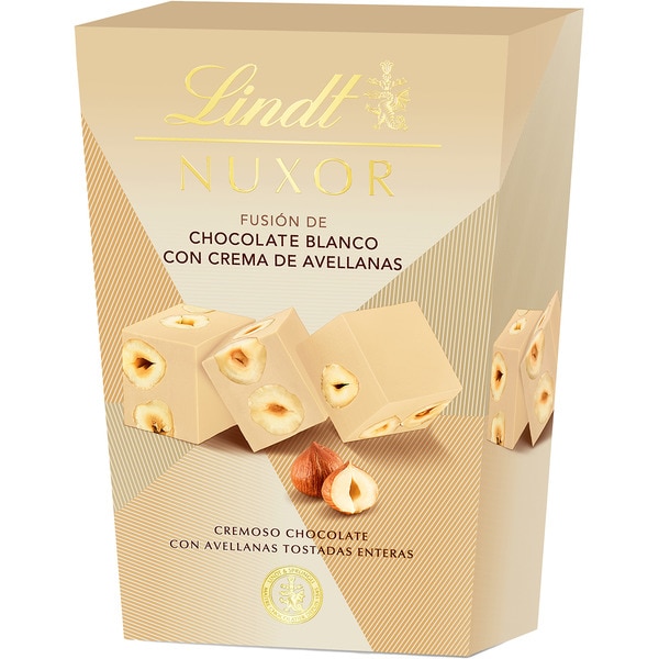 white chocolate bonbons with toasted hazelnuts case 150 g