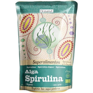 Alga spirulina ecológica sin gluten bolsa 150 g - Drasanvi