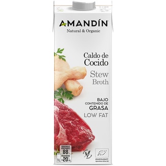 Caldo de cocido ecológico y sin gluten envase 1 l - Amandin