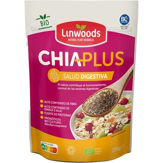 LINWOODS Bio Chía Plus Salud Digestiva semillas de chía ecológicas bolsa 200 g