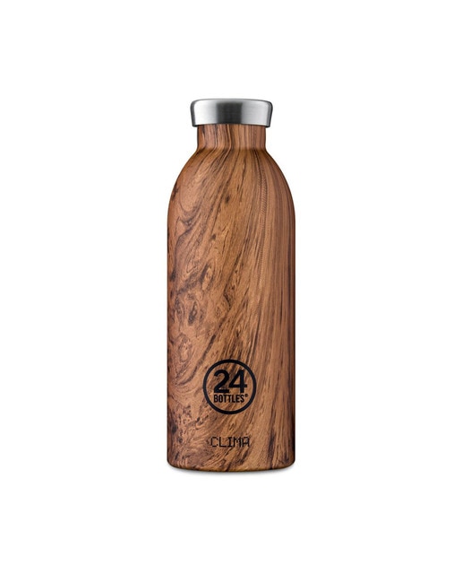 Botella 24 Bottles Clima Sequoia Wood 500 ml