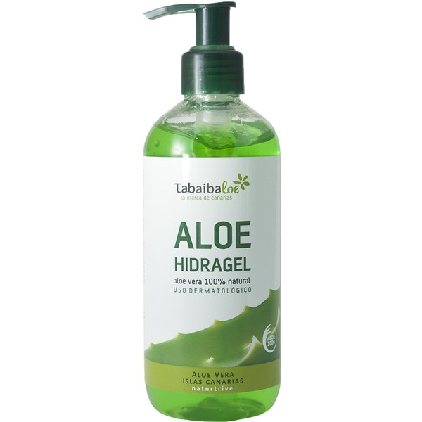 crema hidra gel aloe vera 100% natural para cicatrices y quemaduras dosificador 300 ml