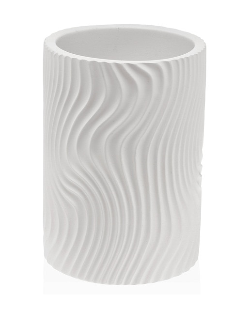 Vaso para cepillos ondas