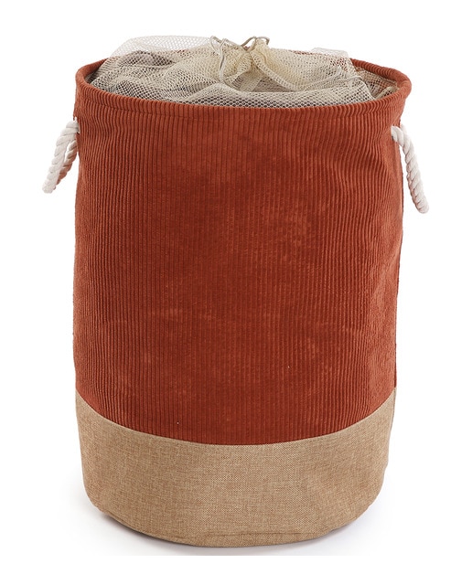 Cesto de la ropa corduroy