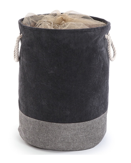 Cesto de la ropa corduroy