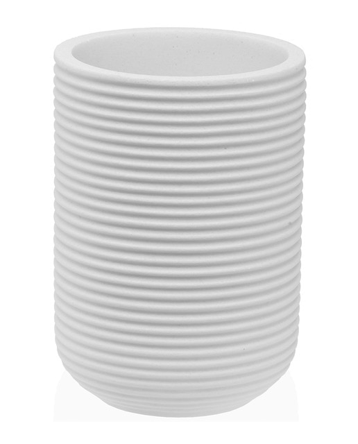 Vaso portacepillos ellie blan