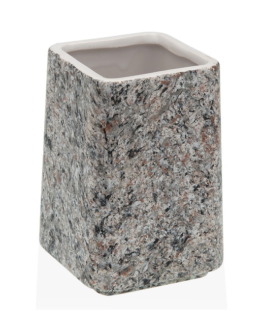 Portacepillos granito gris