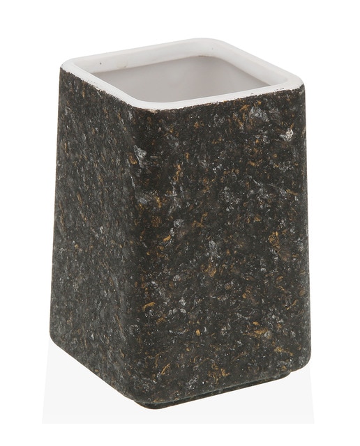 Portacepillos granito negro
