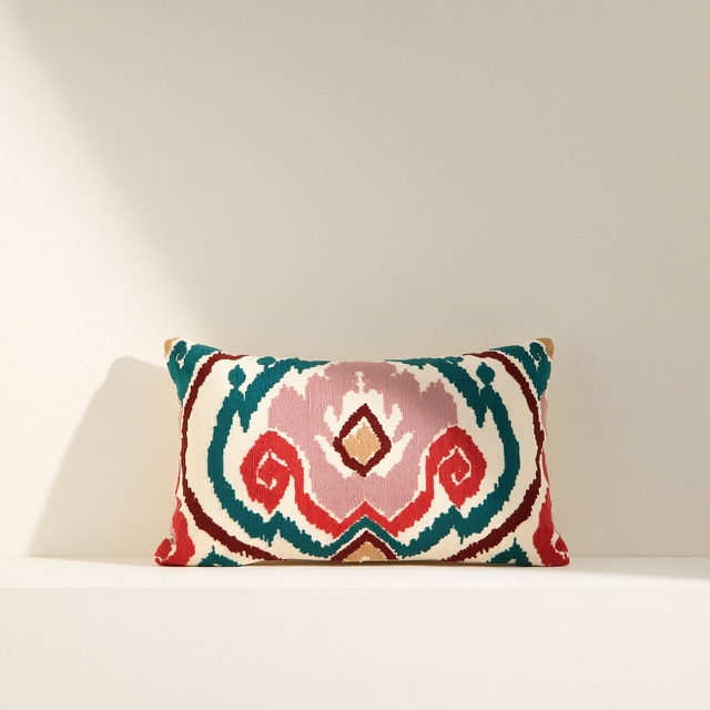 Cojín decorativo rectangular bordado Portopalo El Corte Inglés