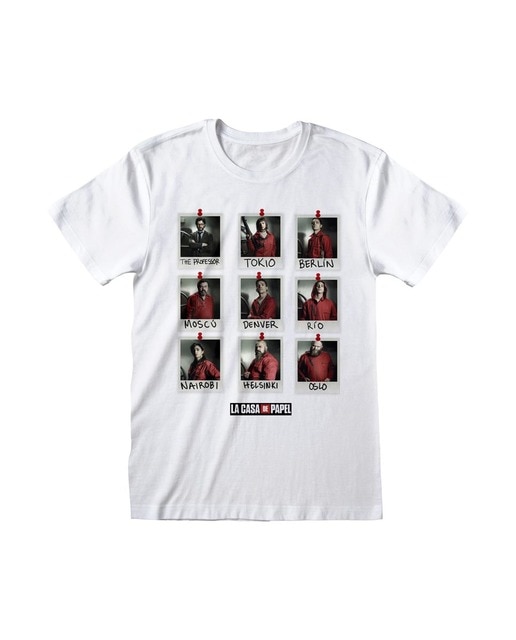 Camiseta La Casa De Papel Personajes