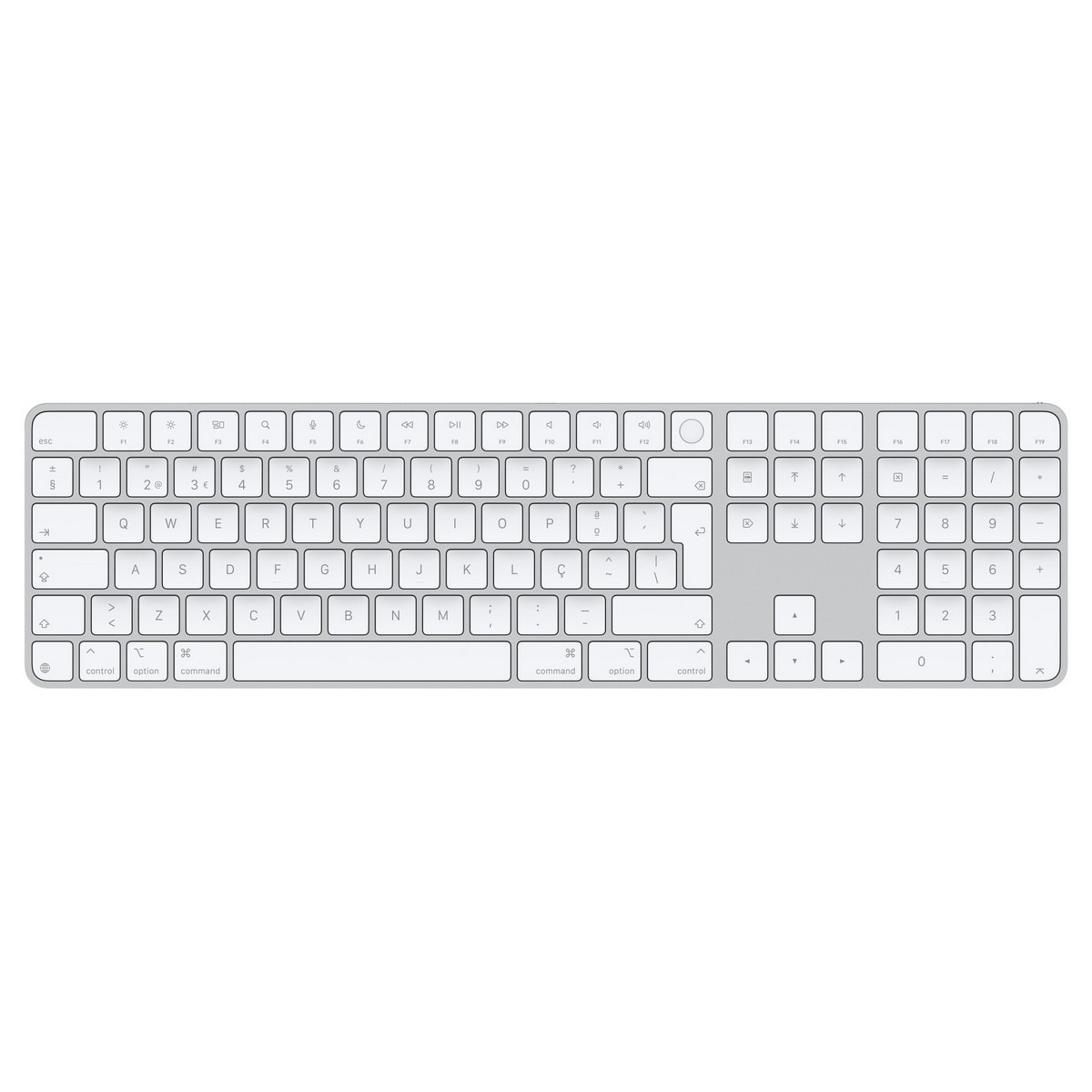 Imagem 0 de Magic Keyboard com Touch ID e Teclado Numérico para Modelos de Mac com Processador Apple - Português - Teclas Brancas