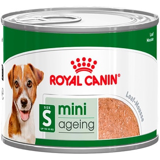 ROYAL CANIN comida húmeda para perros adultos mini + de 6 años paté lata 195 g