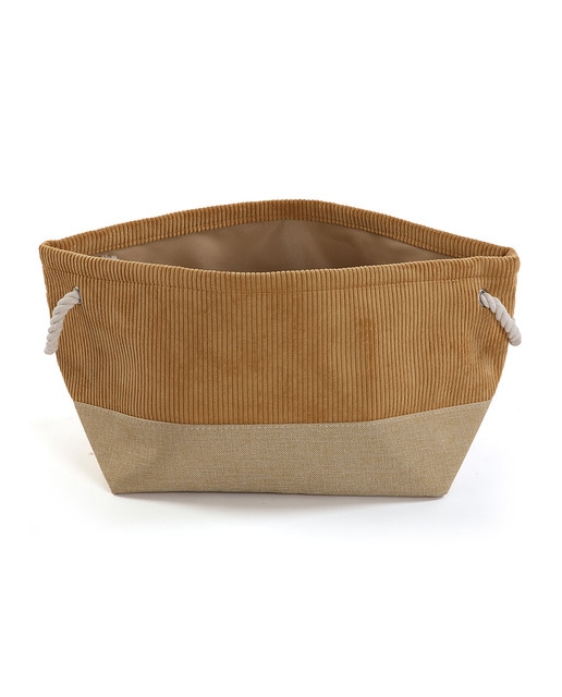 Cesta coduroy cuadrada