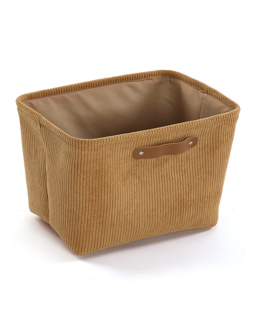 Cesta corduroy rectangular