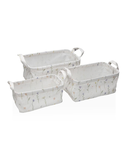 Set de 3 cestas rectangulares LAISON