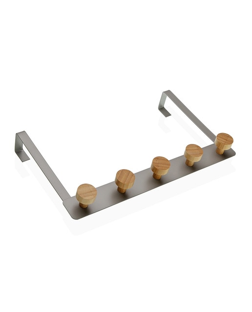Perchero de pared 5 ganchos