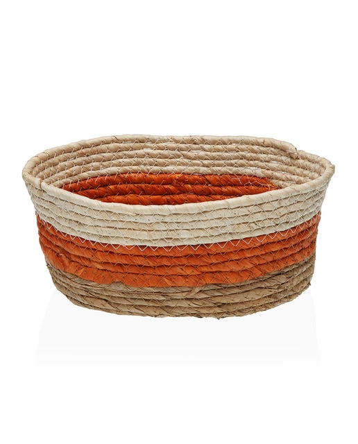 Cesta naranja ancha