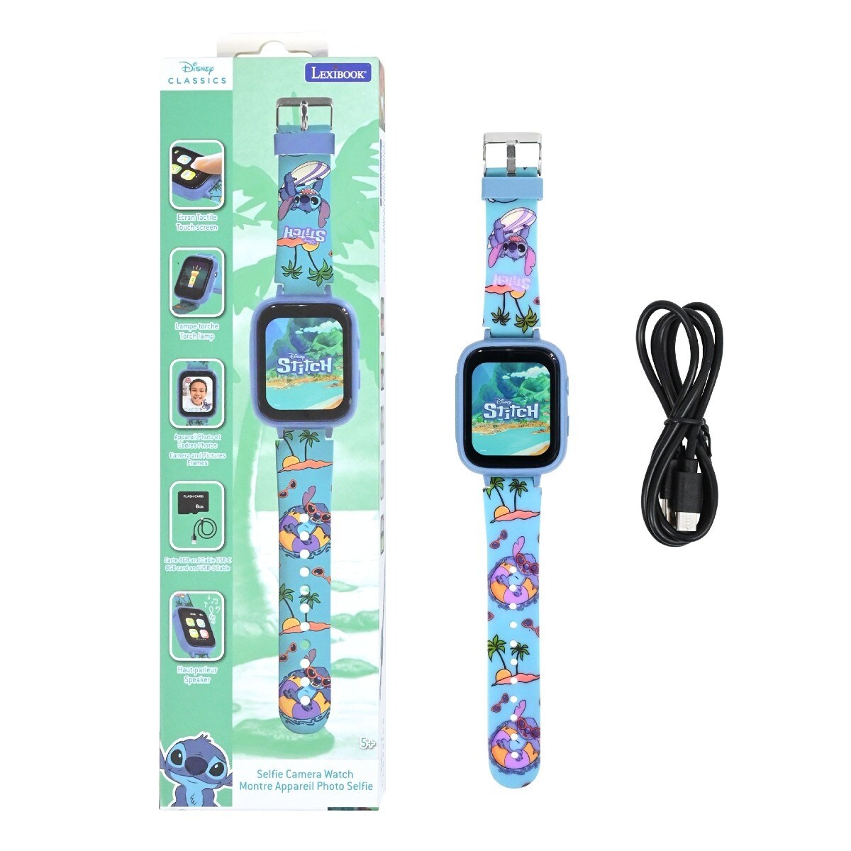Imagem 0 de Relógio digital Stitch Camera com cartão de memória de 8G