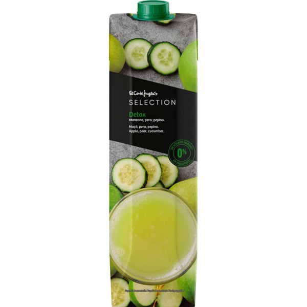 Sumo Detox Maçã, Pera e Pepino embalagem 1 L