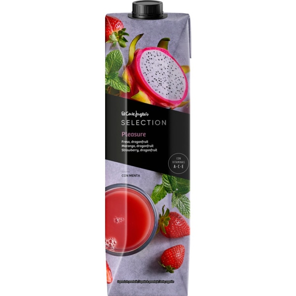 Sumo Pleasure Morango e Pitaya embalagem 1 L