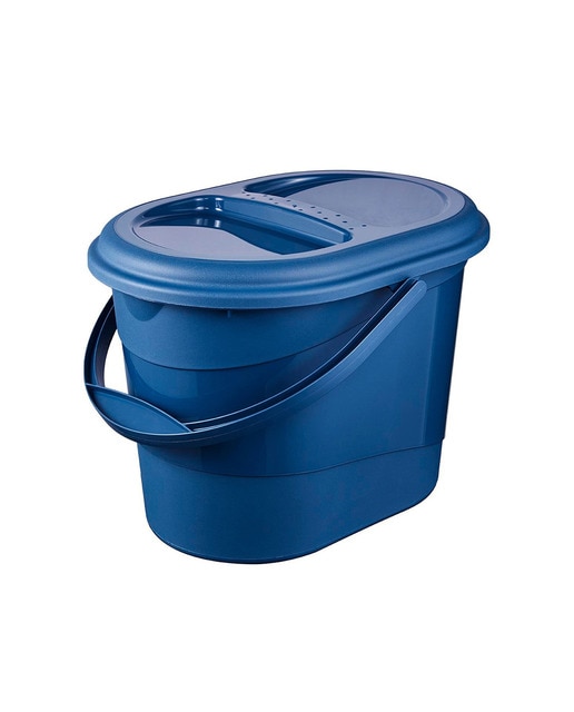 Cubo de basura 37 x 29,5 x 27,5, Eco azul