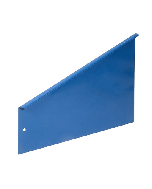 Divisor de frontis metálico 500x175 mm azul