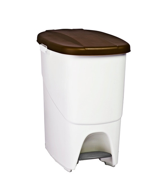 Pedalbin ecológico 25 litro marrón