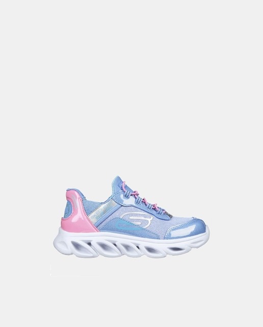 Zapatillas Slip-ins Flex Glide de niña tipo running bajas con cierre elástico