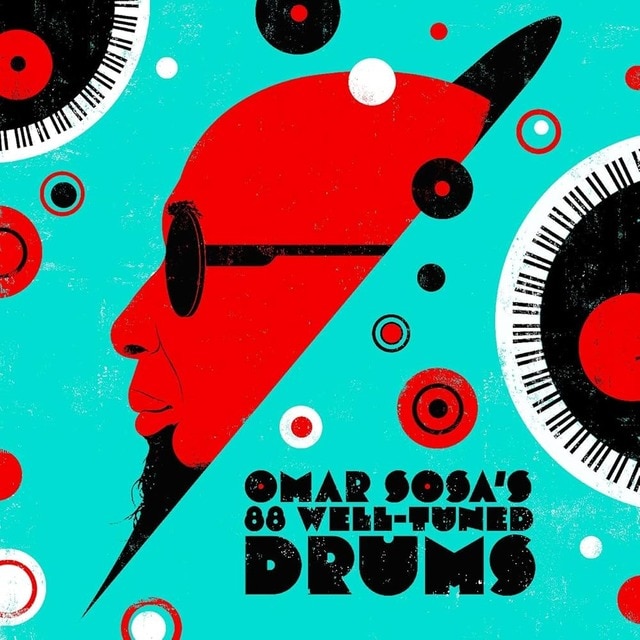 Omar Sosas 88 well-tuned drums (Edición Color) (LP-Vinilo).