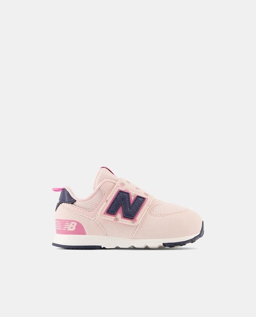 Zapatillas casual de bebé niña 574 NEW-B Hook & Loop New Balance